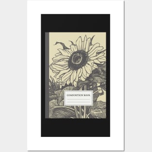 Aesthetic Vintage Floral Composition Book Posters and Art